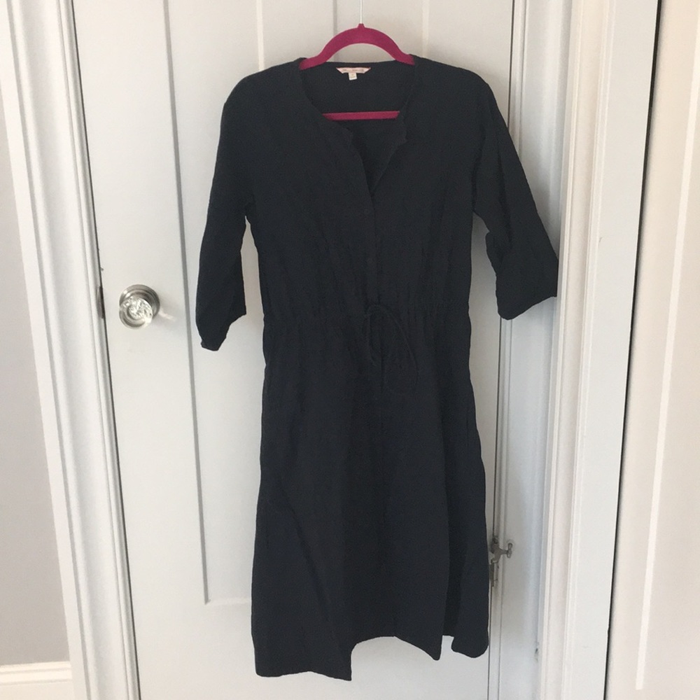 Gap Navy Button Up Dress